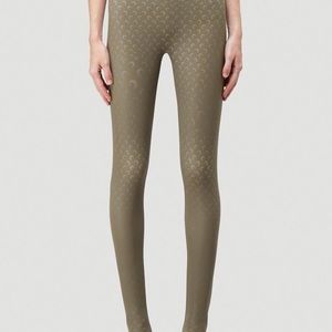 Marine Serre Printed reflective stretch-jersey leggings